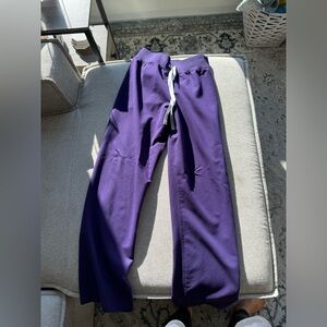 Purple Jam High Rise Figs Livingston Pants